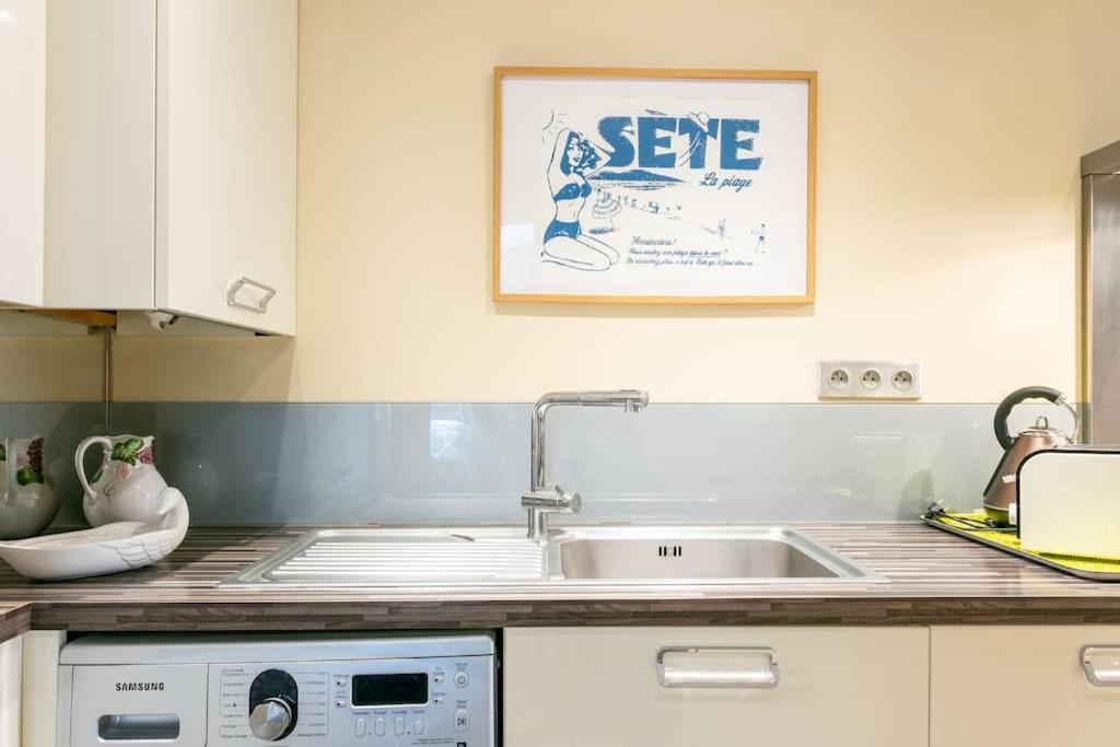 Appartement T4 Centre Ville Sete Tout Confort 3 Chambres Ngoại thất bức ảnh